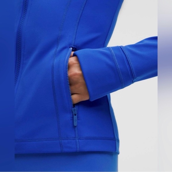 Lululemon Define Jacket Nulu Cerulean Blue Full Zip Size 4 - NWT - Picture 4 of 6